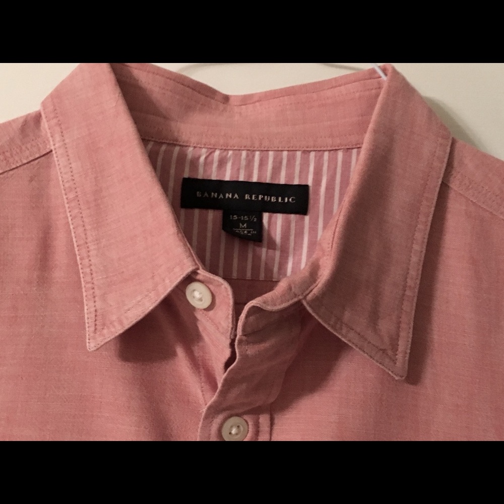 Banana Republic salmon dress shirt medium