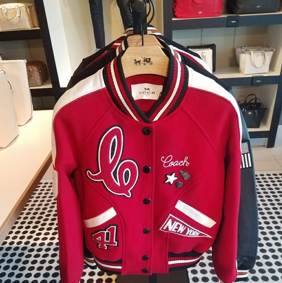 coach letterman jacket
