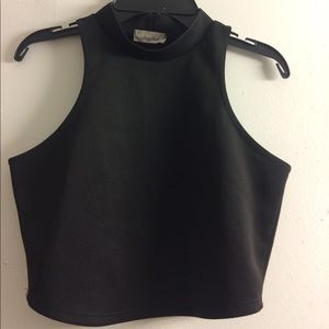 Neoprene crop top