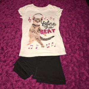 Girls t-shirt and pants