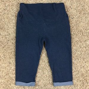 Maternity Jean Jeggings Capris