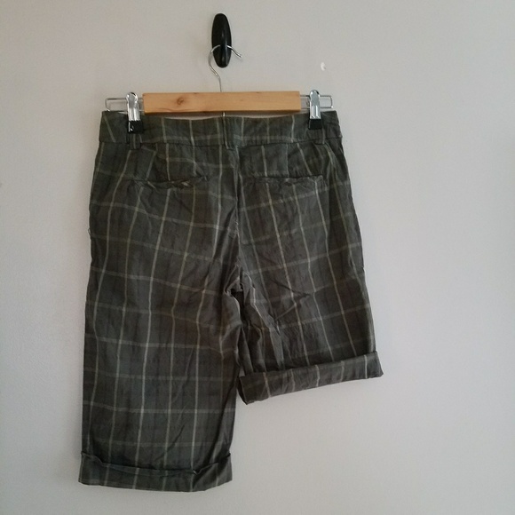 Plaid Long Length Shorts - Picture 3 of 5