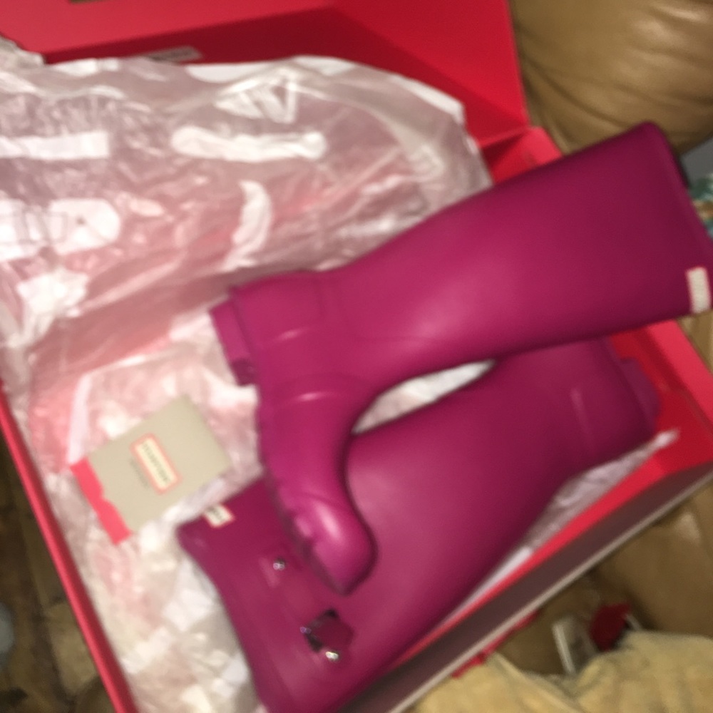 Hunter tall rain boots