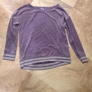 Victoria's Secret Velour Sweater, M, lavender