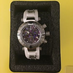 Invicta purple abalone watch