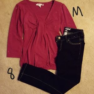 Girls jeans and top