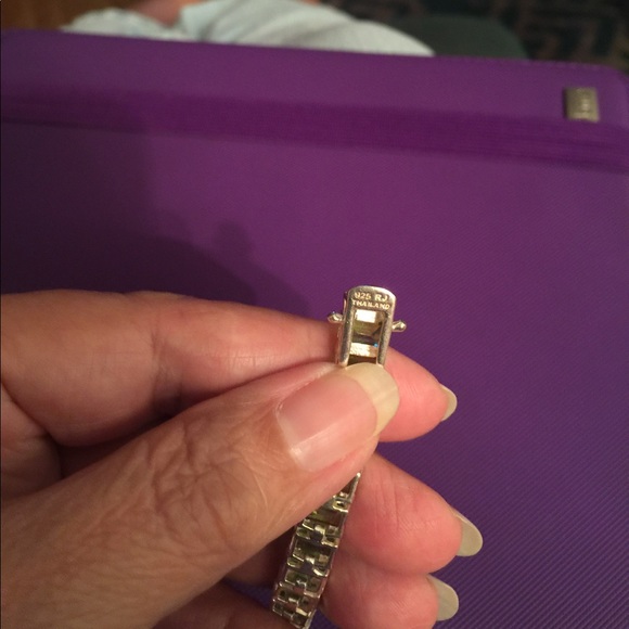 Peridot Sterling Silver Bracelet✅”FIRM” - Picture 5 of 6