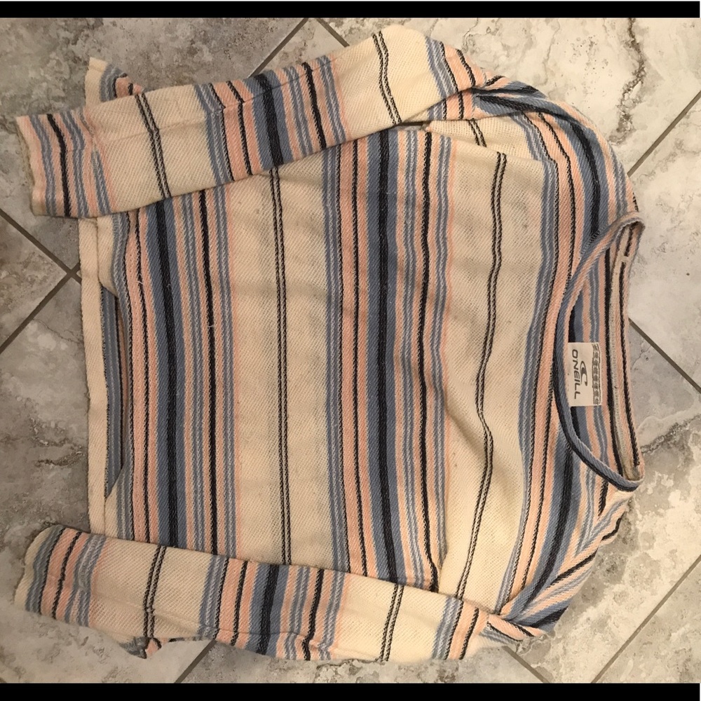 ONEILL LONG SLEEVE LIGHT SWEATER SHIRT BARELY WORN