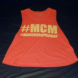 #MCM Medium Pink Muscle Tank