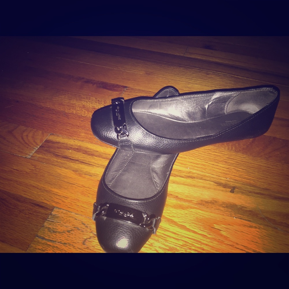 Coach flat shoes never used