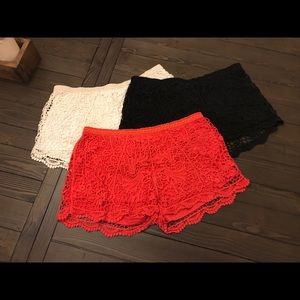 Mossimo Crochet Shorts