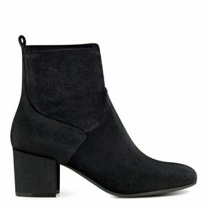 Nine West High-Heeled Velvet Ankle Boots