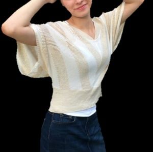 Ing gold and cream top