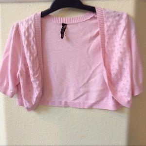 Pink cardigan for girls