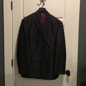 Sean John (P Diddy) black suit. Men's size 50R.