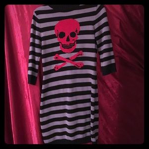BetseyJohnson skull&crossbones sweater dress