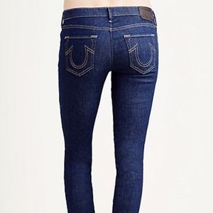 TRUE RELIGION Casey Super Skinny Jean (Dark Wash)