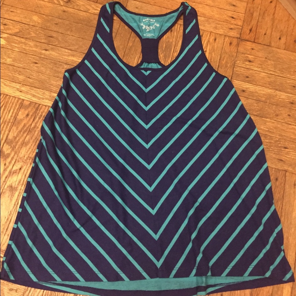 Flowy stripe tank 5/$25
