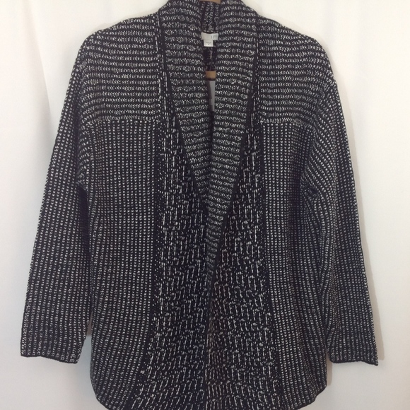 GORGEOUS MIXED-STITCH OPEN-FRONT CARDIGAN - Picture 5 of 8