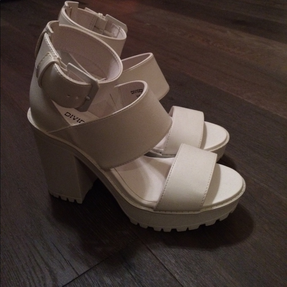 White Platform Heels