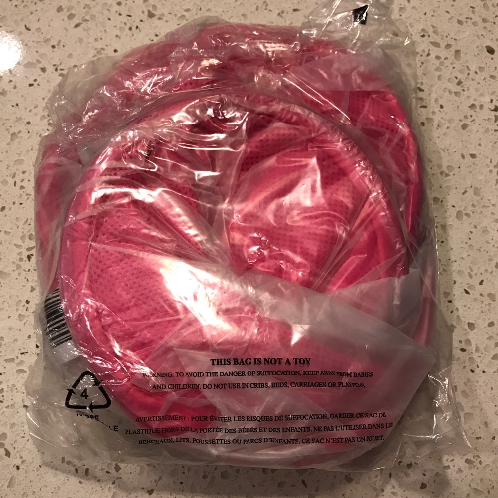 Vs PINK LAUNDRY Mesh Tote Basket Bag Intimates Bag - Picture 3 of 3