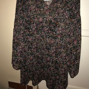 Zara women's floral dress