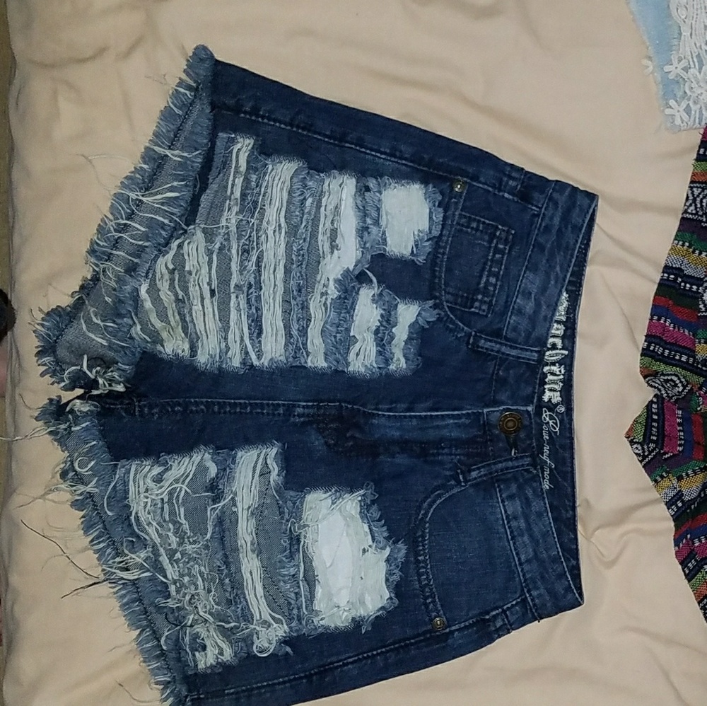 Machine Brand High Waisted Short Shorts