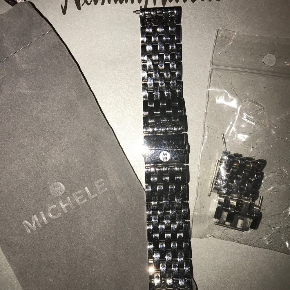 Michele watch stainless steal 18MM band