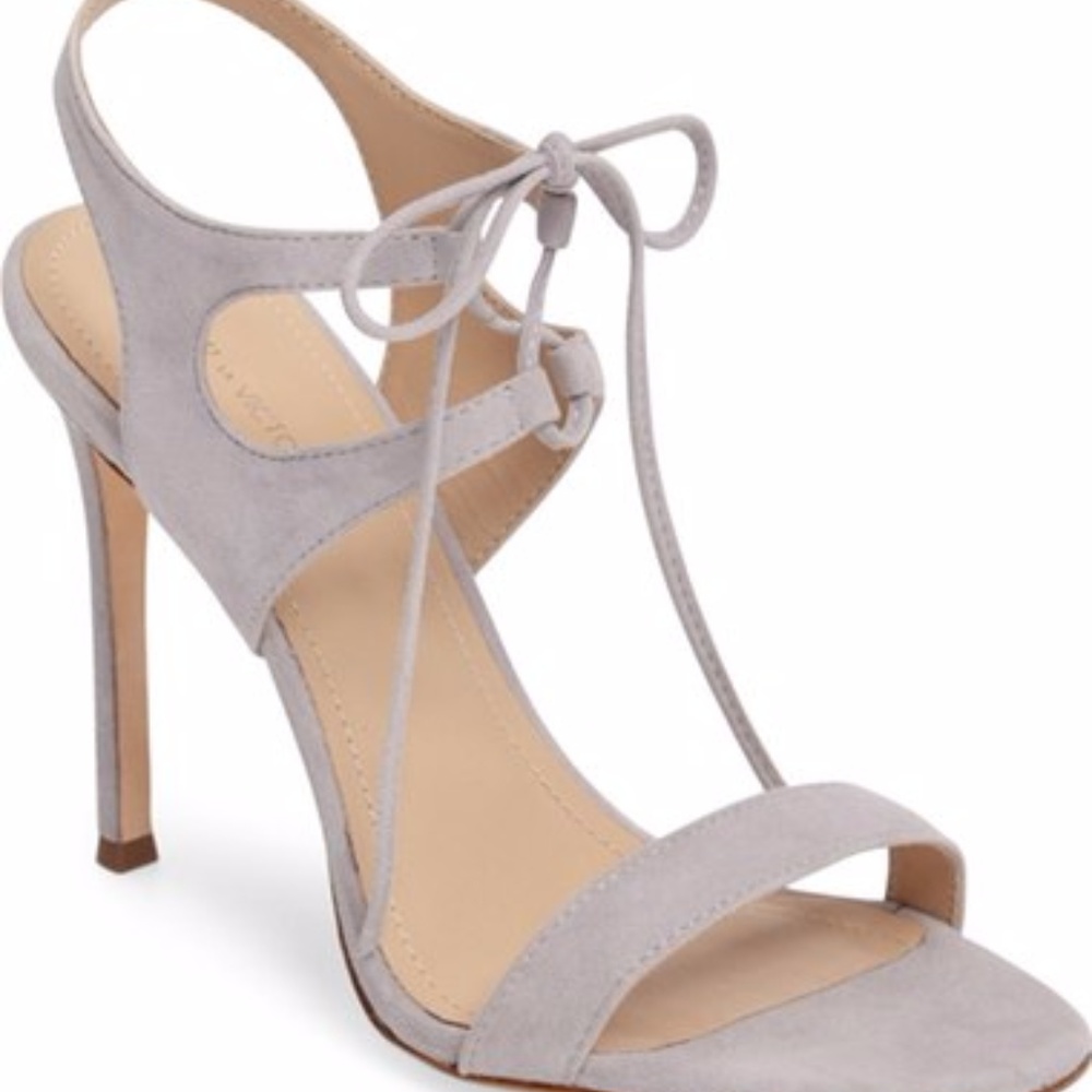 Pour La Victoire Women's Elisa Dress Sandal Gray - Picture 2 of 5