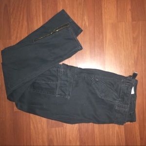 Ralph Lauren navy cargo pants w/ zipper