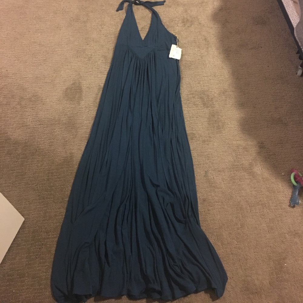 Teal Blue Maxi Dress