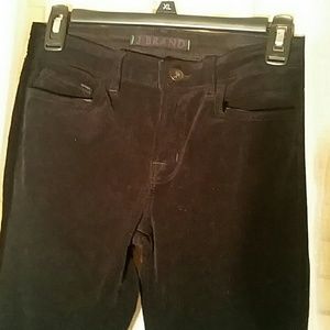 Pants, stretch velvet, skinny. Spandex. J brand