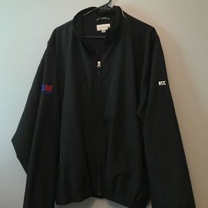 Cutter & Buck WeatherTec Black Windbreaker