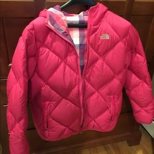The north face kids size large winter jacket