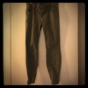 Zara camo green skinny pants