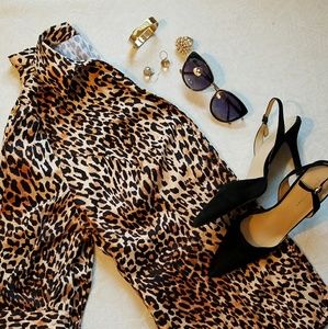 LANE BRYANT ANIMAL PRINT SHIRT