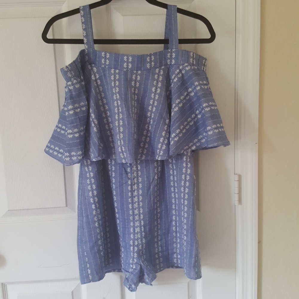 Off-The-Shoulders Romper