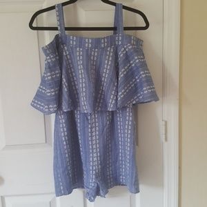 Off-The-Shoulders Romper