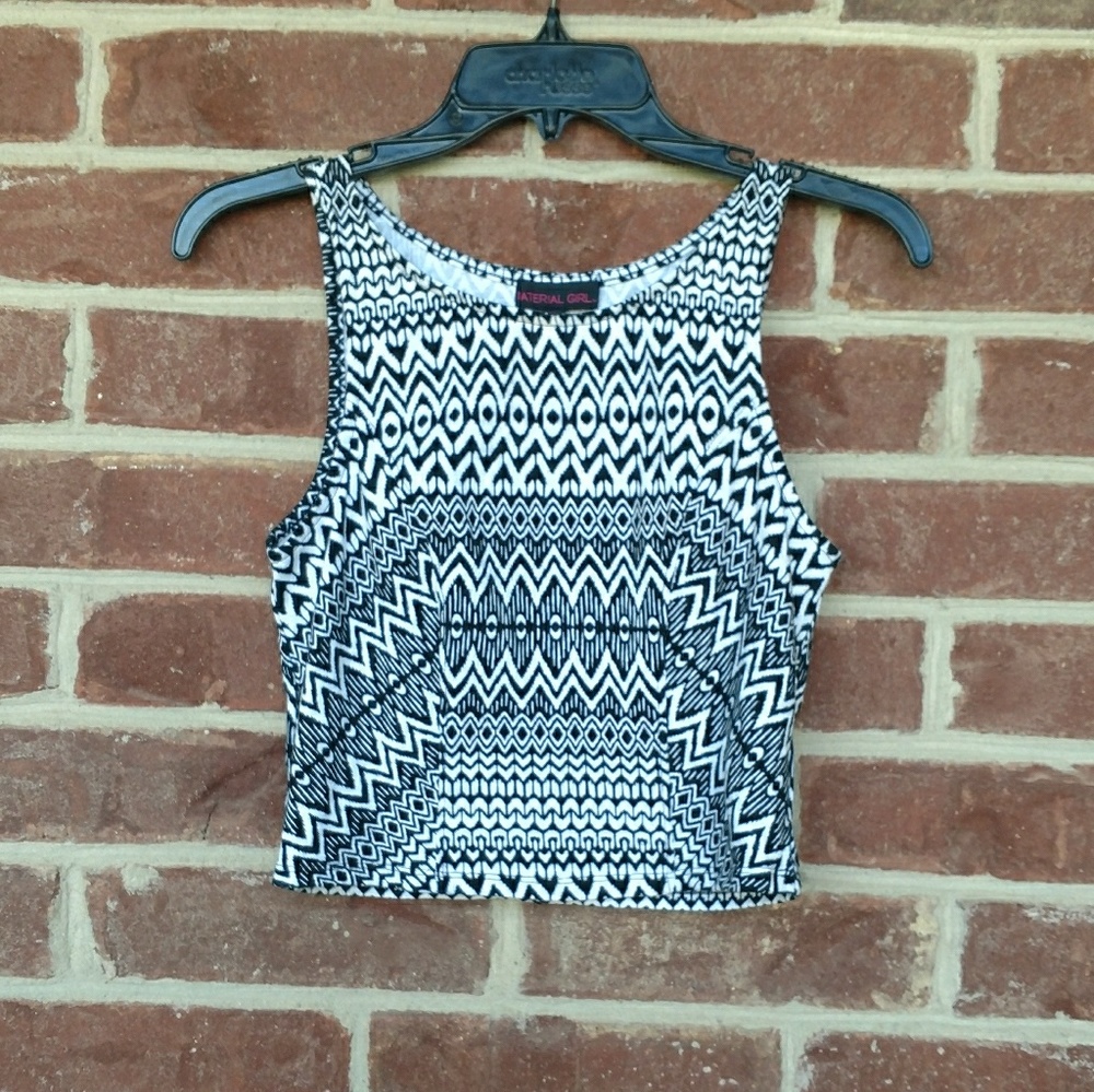 Material Girl Aztec Crop Top