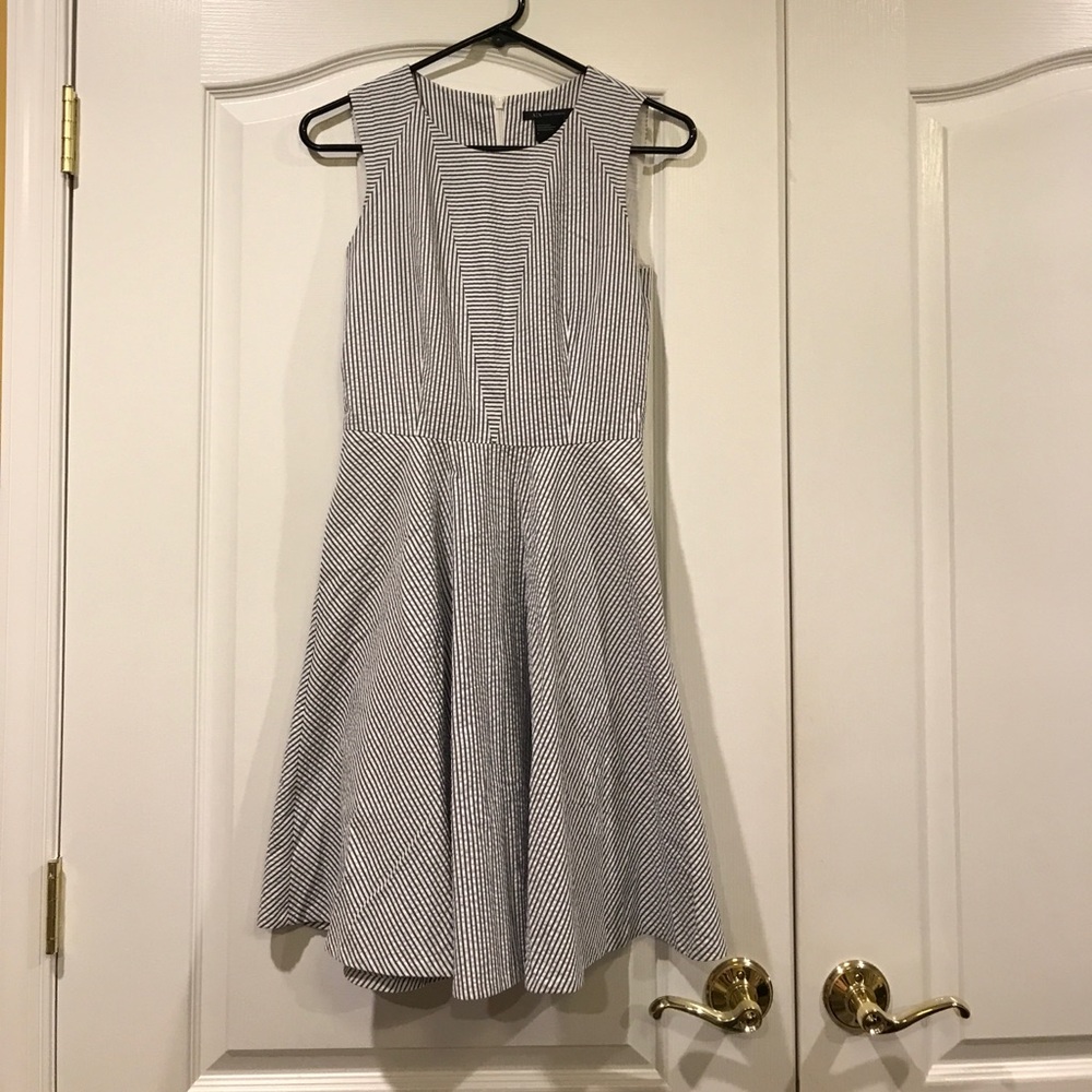 AX fit & flare seersucker dress