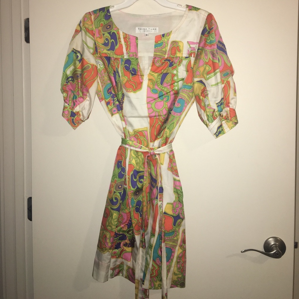 Trina Turk silk tunic dress