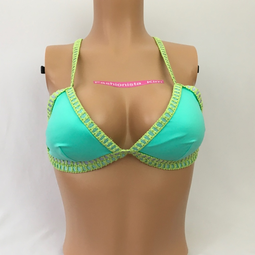 ✅🆕😍 Victoria's Secret crochet swim top - Picture 2 of 8