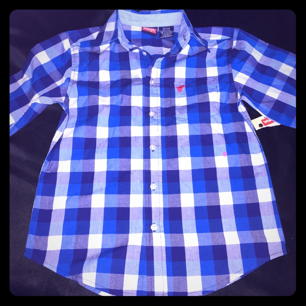 WRANGLER flannel long sleeves boys