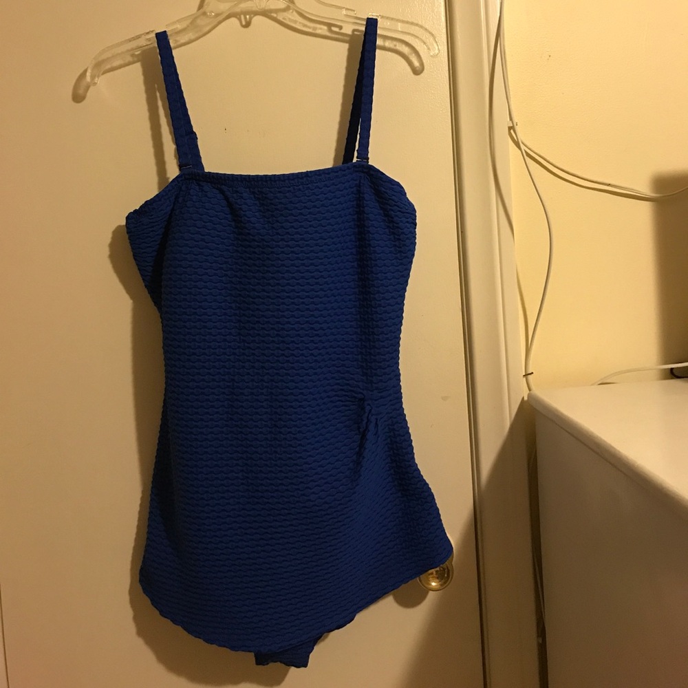 Bathing suit, royal blue