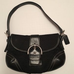 Coach Mini Signature Soho Flap Shoulder Bag