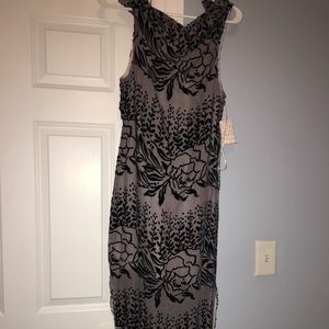 Free people silk and velvet dress