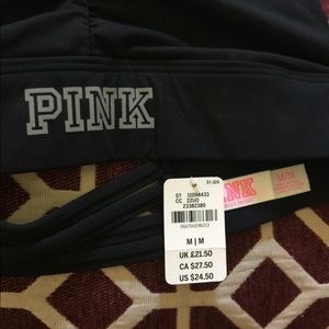 Pink sports bra
