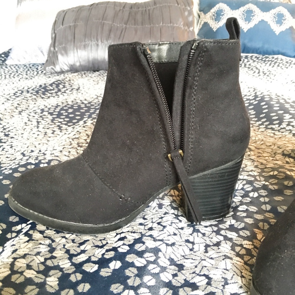 Black Heeled Booties