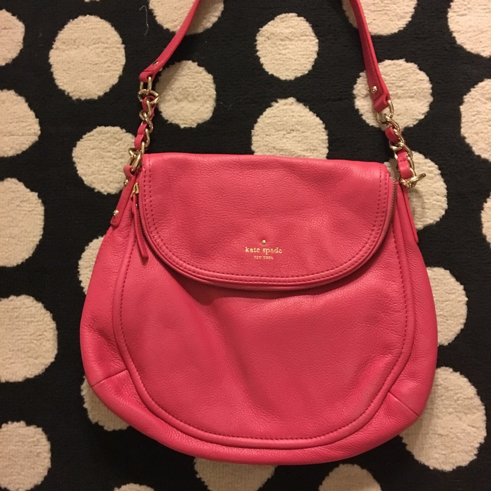 Pink kate spade shoulder bag