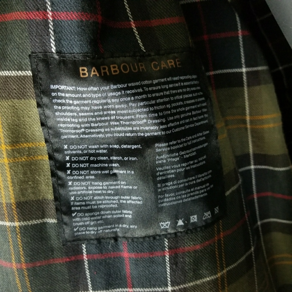 💥SOLD💥Barbour Beaufort Waxed Cotton Jacket - Picture 6 of 7